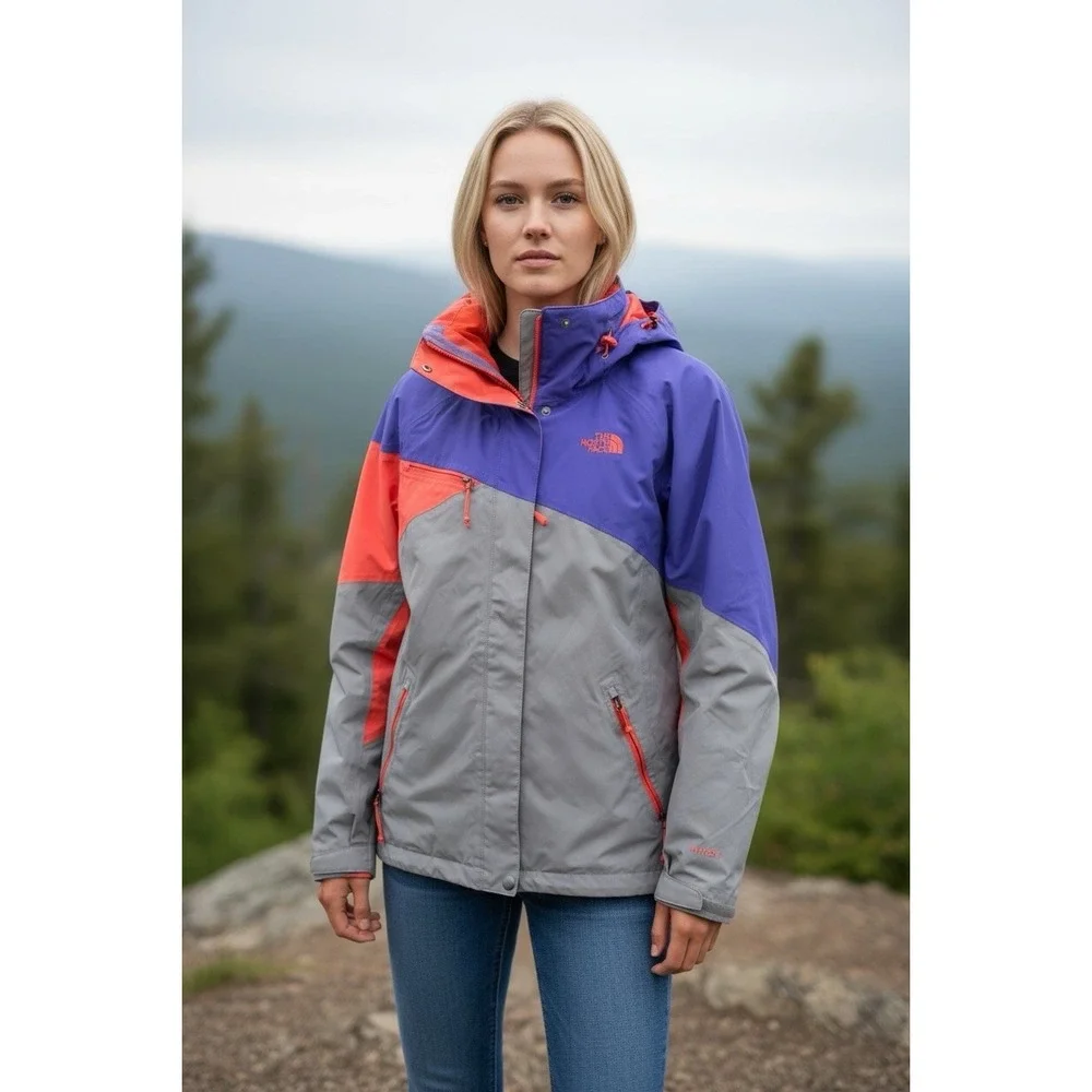 The North Face ❄️Women's‎ Colorblock Ski Jacket Triclimate Shell Gorpcore S